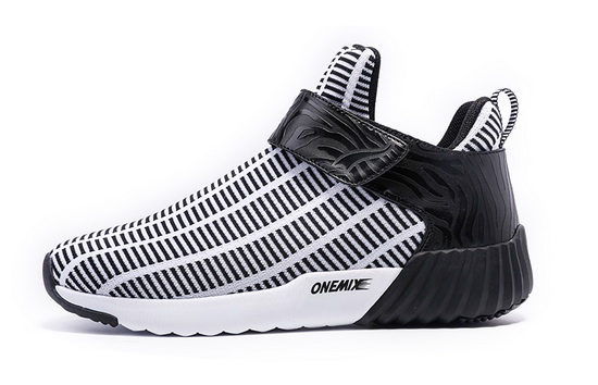 White/Black Walking Sneakers ONEMIX Zebra Men's Shoes