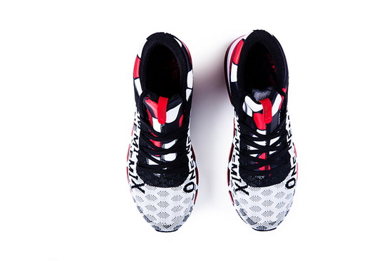 White/Red Zealot Shoes ONEMIX Men's Running Sneakers - Click Image to Close