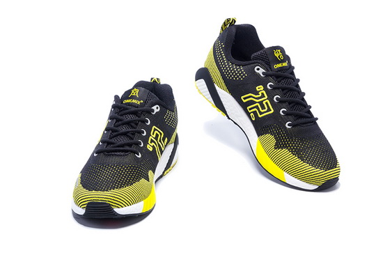 Black/Yellow Wukong Shoes ONEMIX Men's Sport Sneakers