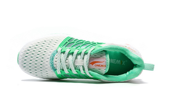 Green/White Cicada Wings Shoes ONEMIX Women's Sport Sneakers