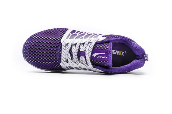 Purple Cicada Wings Sneakers ONEMIX Women's Lightweight Shoes - Click Image to Close