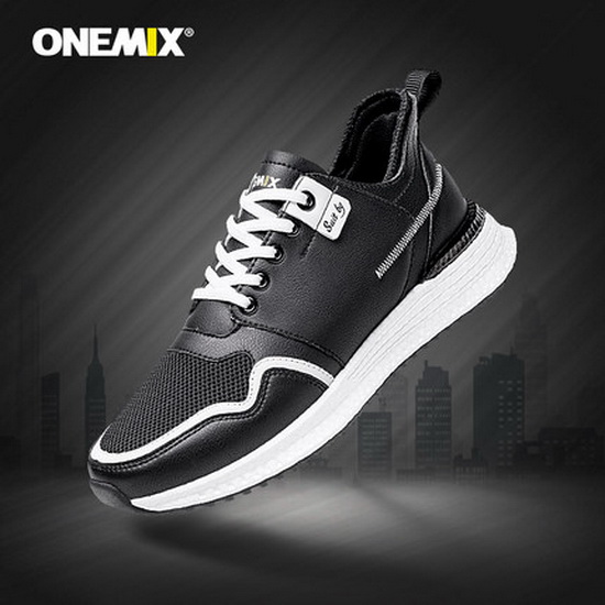 Black Colossus Shoes ONEMIX Men's Outdoor Sneakers