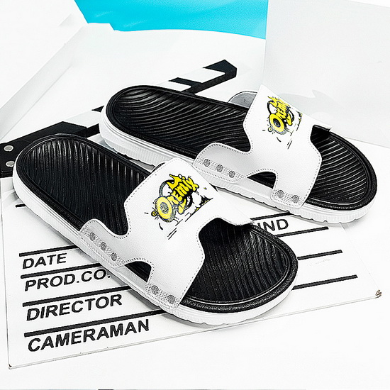 White/Black Comfortable Summer Sandals ONEMIX Beach Men's Shoes - Click Image to Close