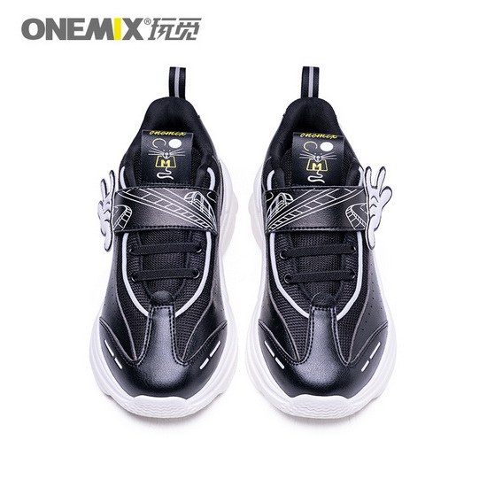 Black Zodiac Mouse Sneakers ONEMIX High-tech Kids Shoes
