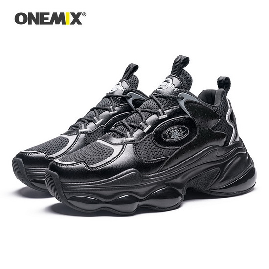 Black Spider Women's Shoes ONEMIX Outdoor Men's Retro Sneakers - Click Image to Close