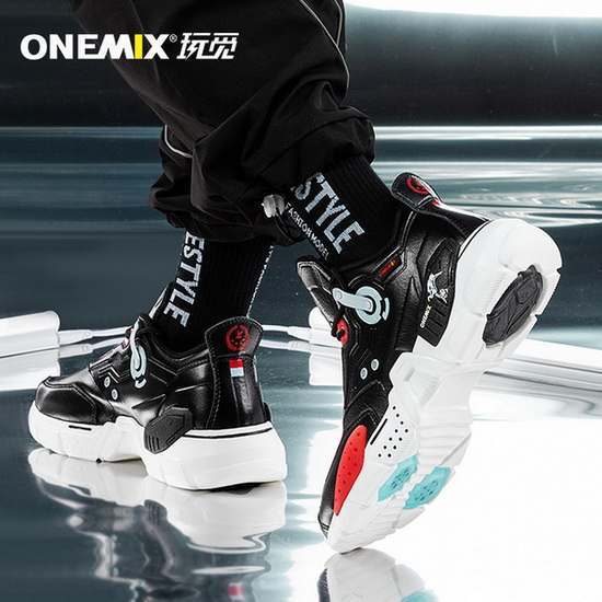 Black/White Astros Men's Sneakers ONEMIX Lifestyle Women's Shoes