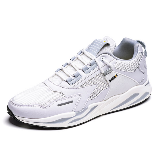 White/Silver Wild Women's Shoes ONEMIX Running Men's Dad Sneakers - Click Image to Close