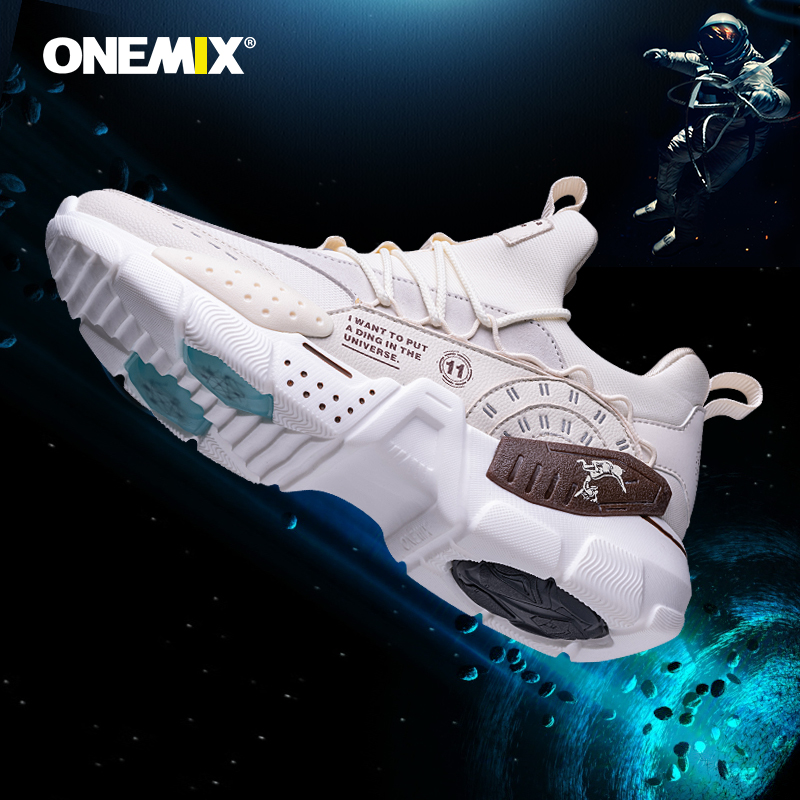Ivory/White Odyssey Women's Sneakers ONEMIX Men's Sports Shoes - Click Image to Close