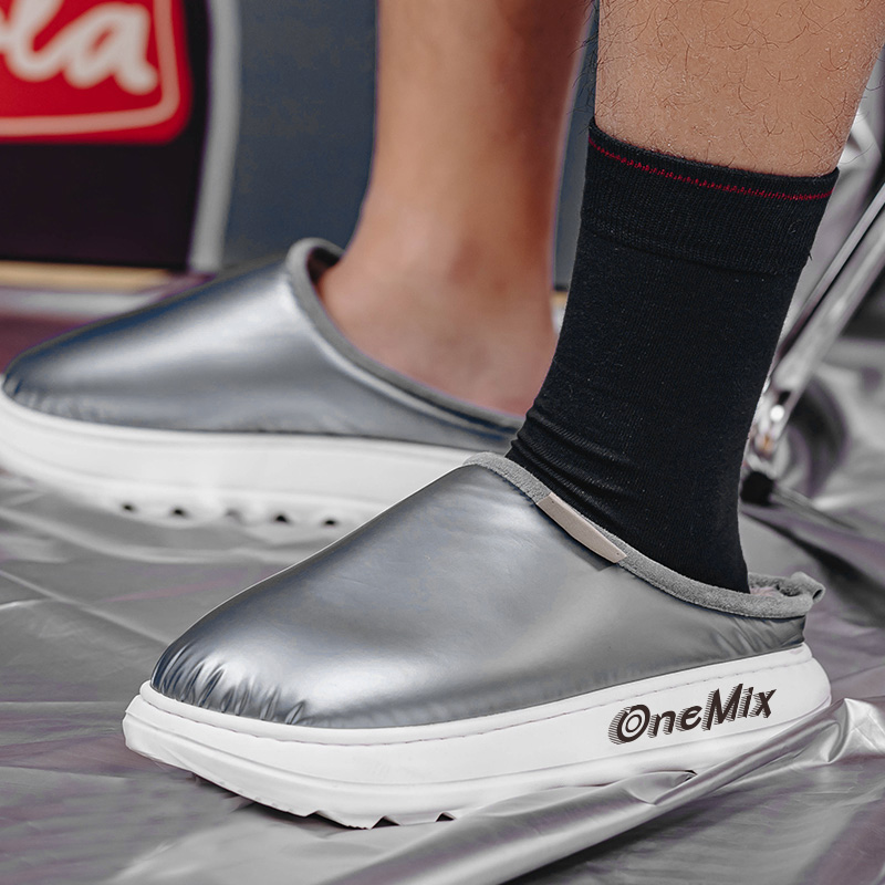 Silver Bruin ONEMIX Women's Cotton Sandals Shoes - Click Image to Close