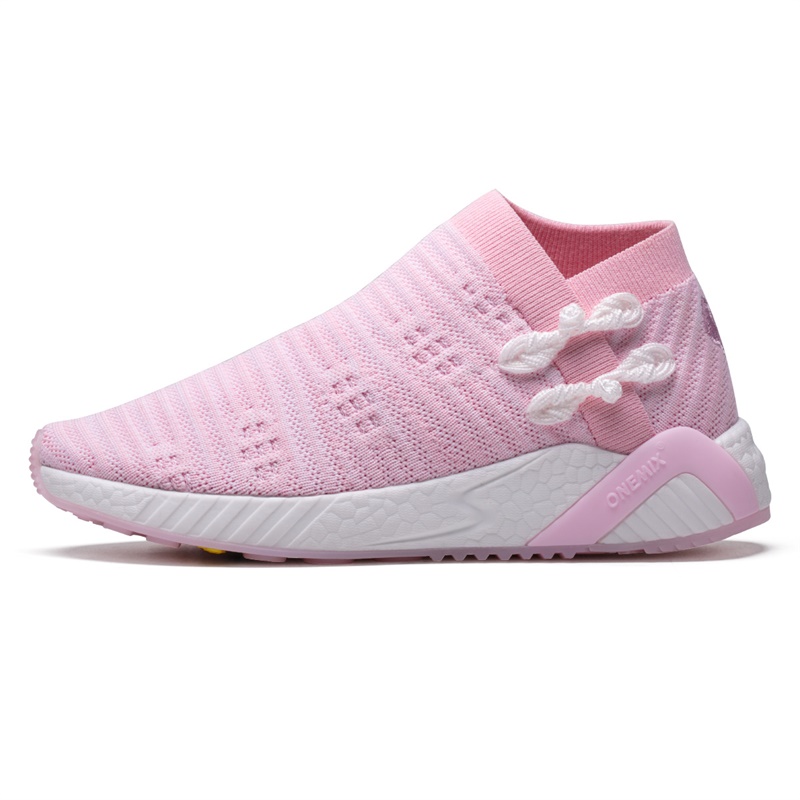Pink Swallow Shoes ONEMIX Kids Outdoor Sneakers - Click Image to Close