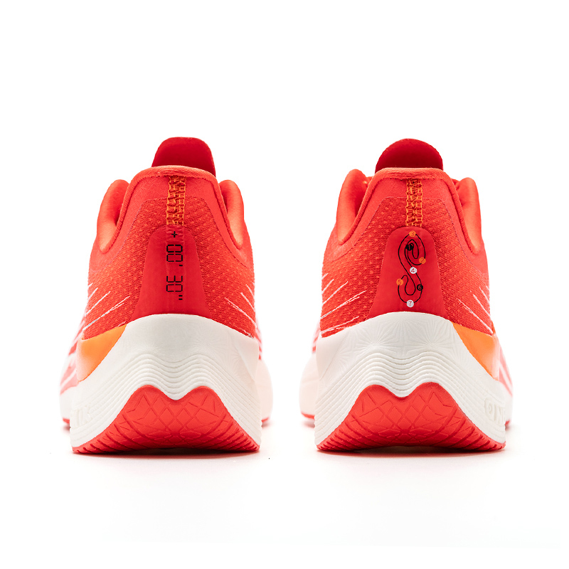 Orange Lightning Shoes ONEMIX Women's Comfortable Sneakers