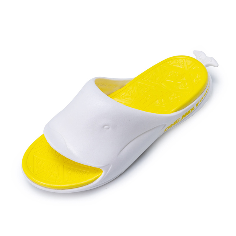 Yellow/White Women's Shoes ONEMIX Men's Quick Drying Slippers - Click Image to Close