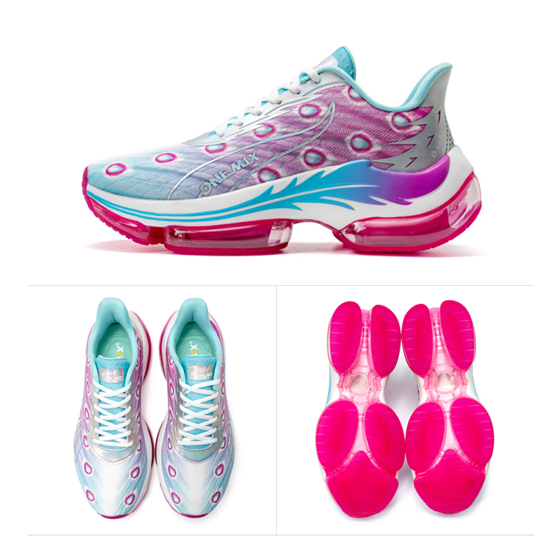 DeepPink Phoenix Sport ONEMIX Women's Running Shoes