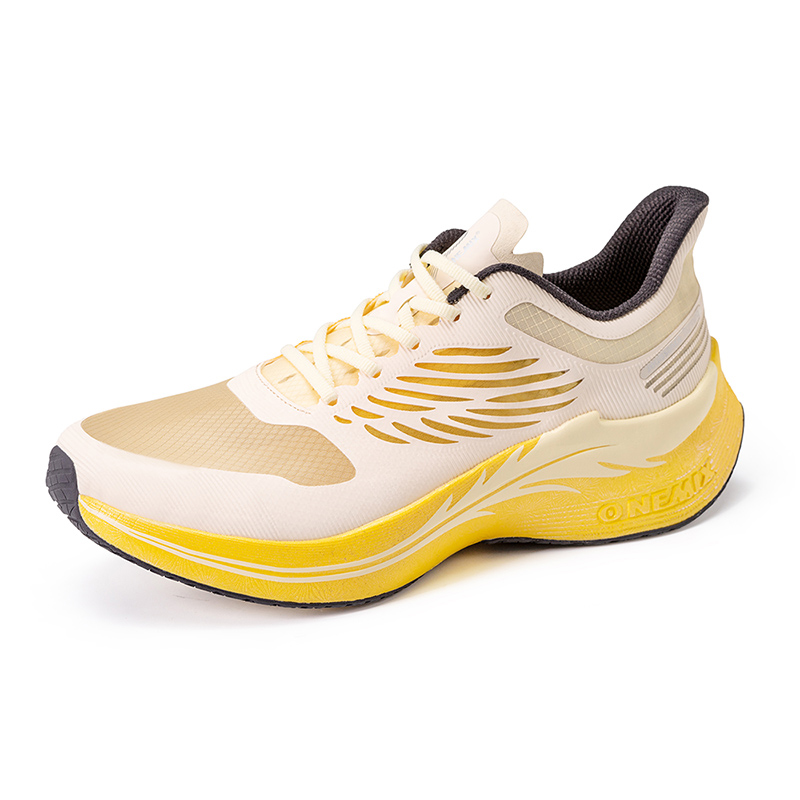 White/Yellow GAT-X103 Lifestyle ONEMIX Running Shoes for Men