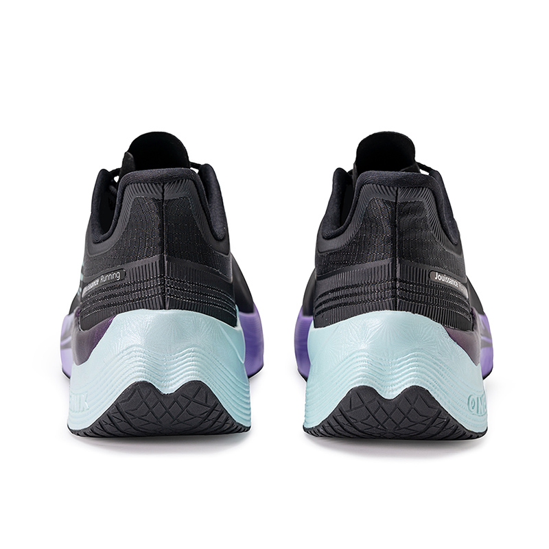 Black/Purple GAT-X103 Mesh ONEMIX Running Shoes for Men Women - Click Image to Close