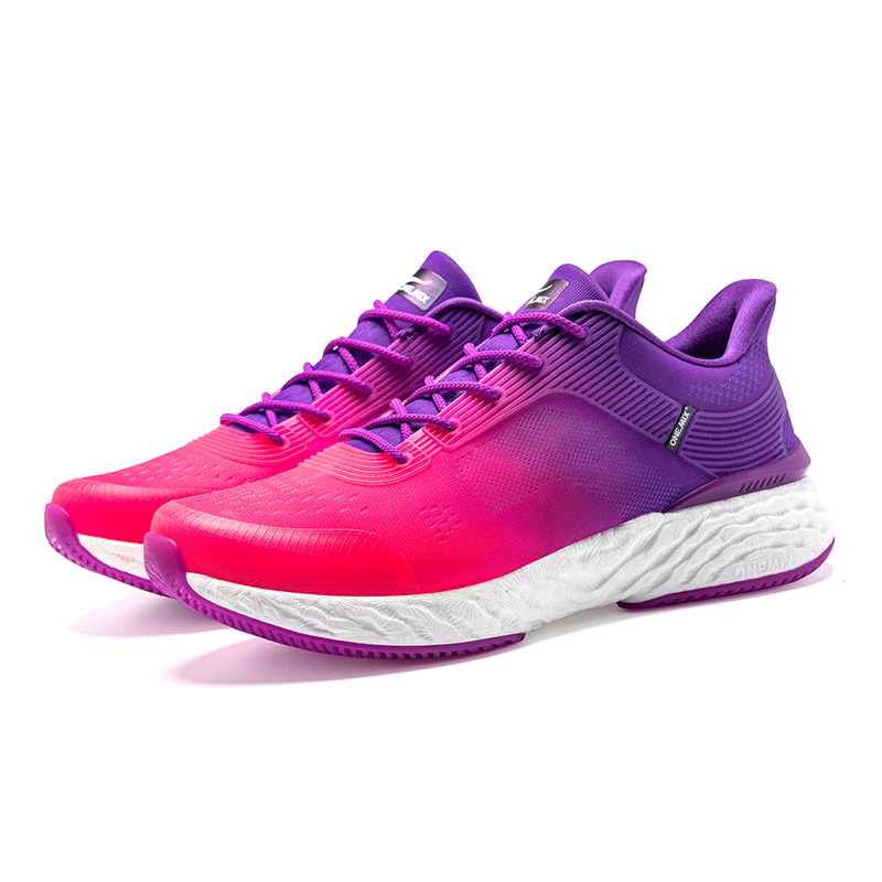 Red/Purple Flanker ONEMIX Trekking Shoes for Women Men
