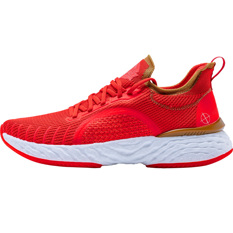 Red Hurricane Breathable Workout ONEMIX Sport Shoes for Men