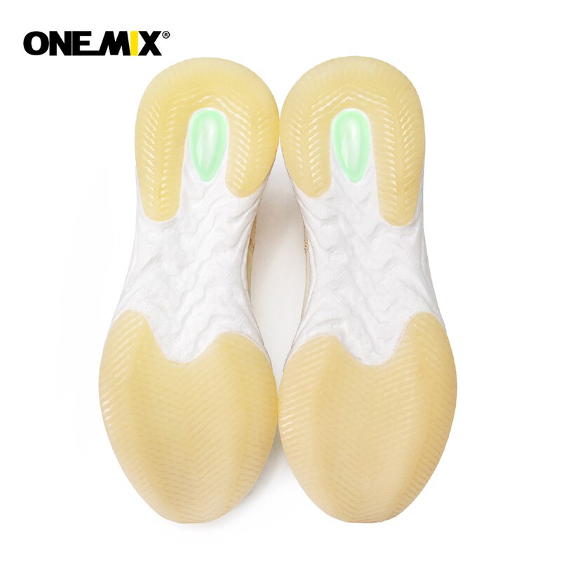 White Hurricane Mesh Gyms ONEMIX Running Shoes for Women Men