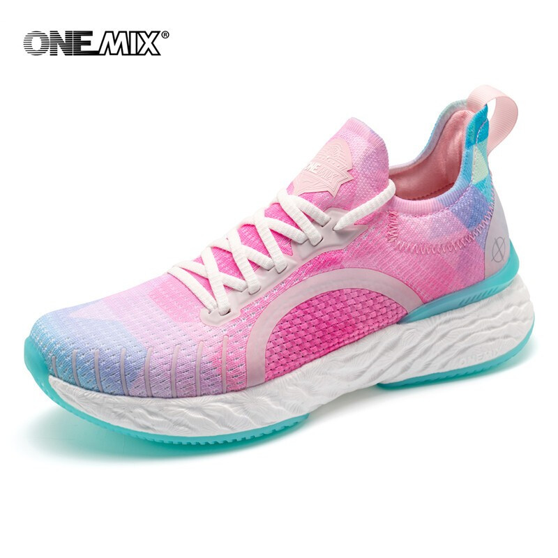 Pink Hurricane Fashion Comfy ONEMIX Outdoor Shoes for Women