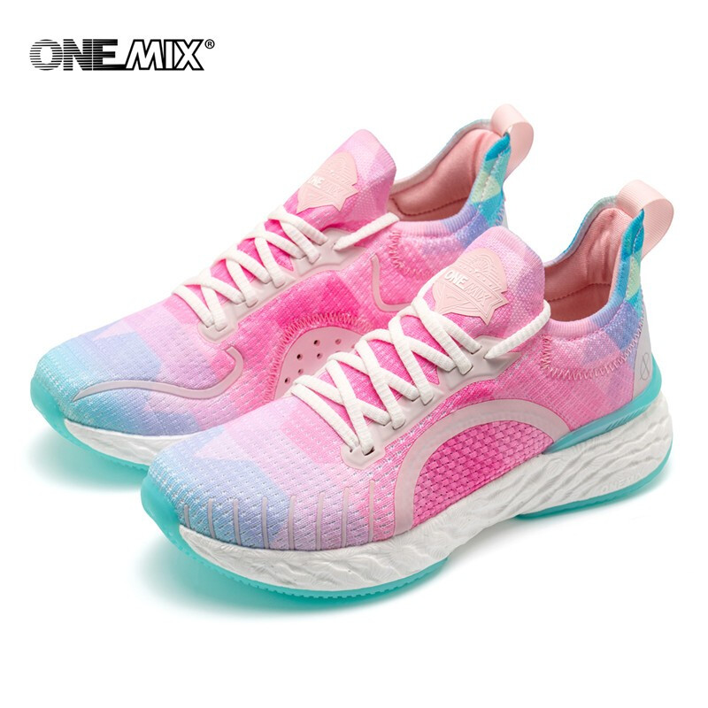 Pink Hurricane Fashion Comfy ONEMIX Outdoor Shoes for Women