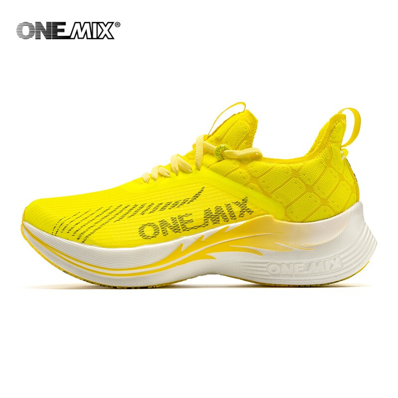 Yellow Physalis Lightweight Comfy Running Shoes for Women Men