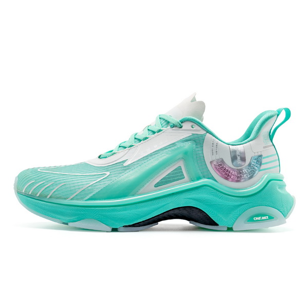 Teal Iron Armor Shoes ONEMIX Tennis Sneakers for Men Women - Click Image to Close