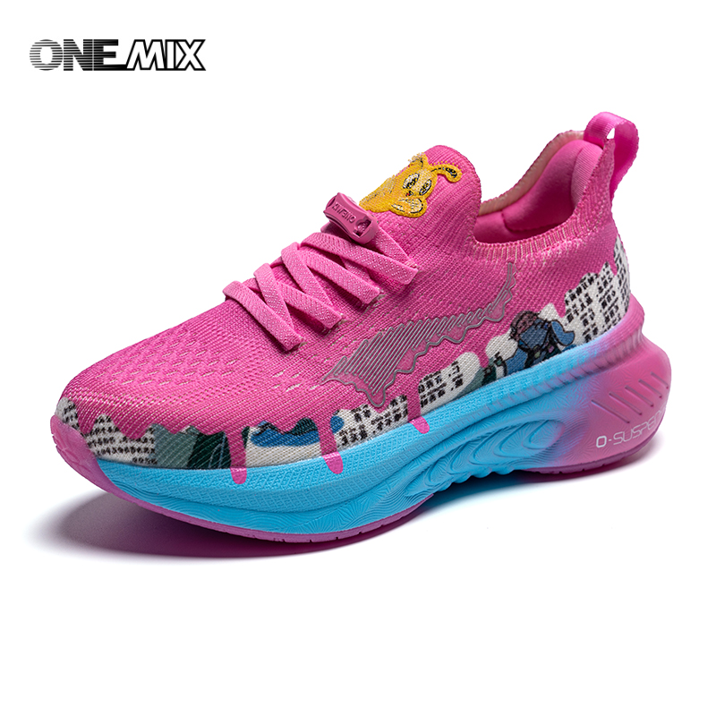 Pink RX-78-2 Kids Shoes ONEMIX Non Slip Sneakers for Boys Girls