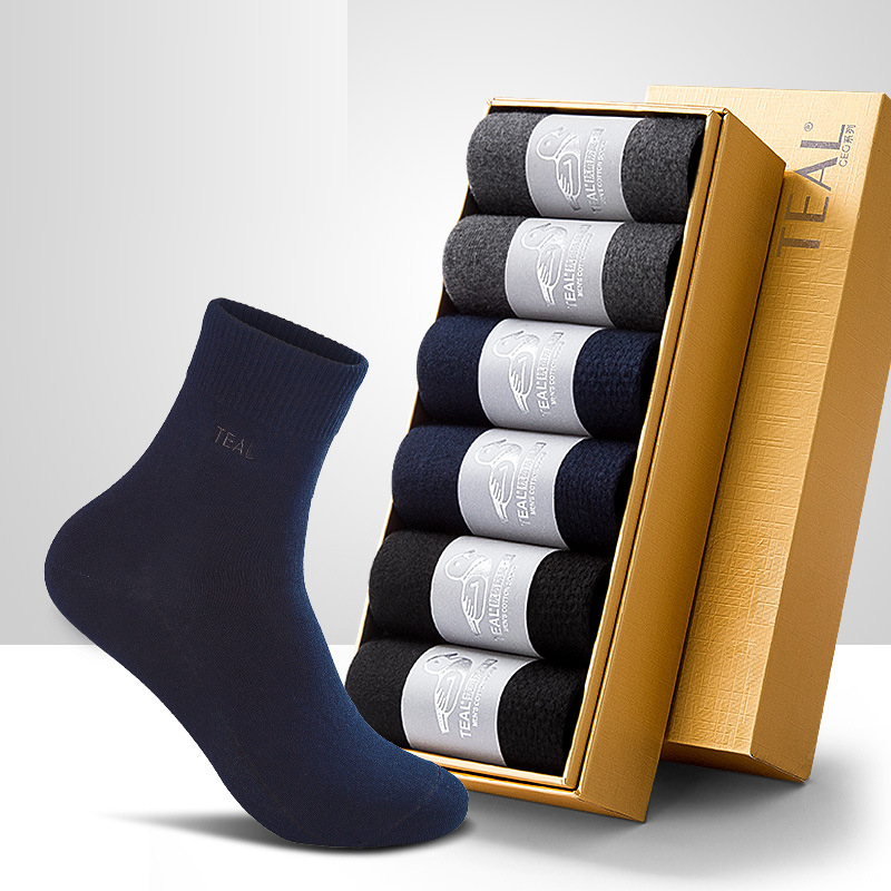 Athletic Cotton Moisture Wicking 6 Pairs Mens Ankle Socks - Click Image to Close