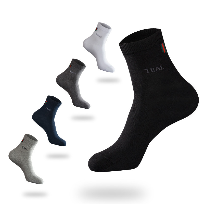 Summer Thin Lightweight Soft Cozy Cotton Socks For Men 6 Pairs - Click Image to Close